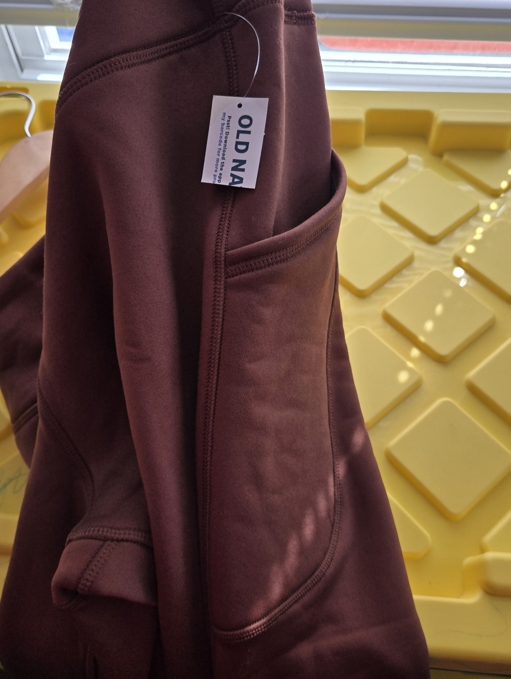 Old Navy Brown High-Rise Full-Length Leggings Ultra Cozy -Size L - Picture 7 of 8